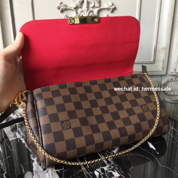 Louis Vuitton N41129 Favorite MM Damier Ebene