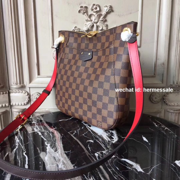 Louis Vuitton N42230 South Bank Besace Damier Ebène Canvas