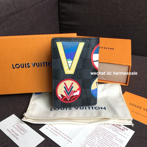 Louis Vuitton N60130 Pocket organizer Damier Graphite Canvas