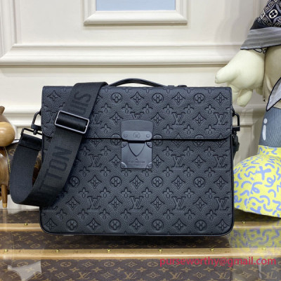 M20835 S Lock Briefcase Taurillon Monogram