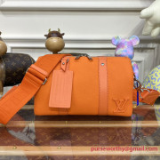 M21438 City Keepall LV Aerogram Bag (Saffron)