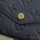 M64064 Félicie Pochette Monogram Empreinte Leather (Black)