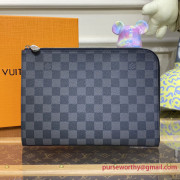 N60113 Pochette Jour PM Damier Graphite Canvas