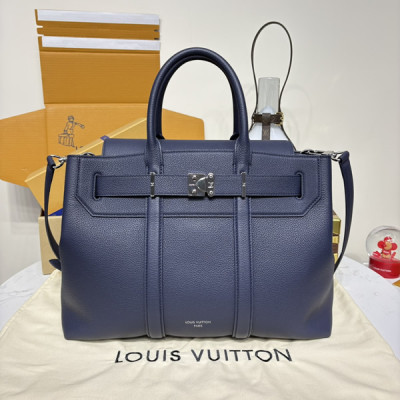 M11663 Georges Tote MM Blue Buit (Authentic Quality)
