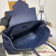 M11663 Georges Tote MM Blue Buit (Authentic Quality)