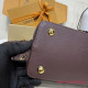 M12927 Capucines MM Souple Chocolate Brown (Authentic Quality)