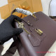 M12927 Capucines MM Souple Chocolate Brown (Authentic Quality)