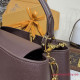 M12927 Capucines MM Souple Chocolate Brown (Authentic Quality)