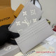 M14227 Pochette Félicie Brume Gray / White Quartz (Authentic Quality)
