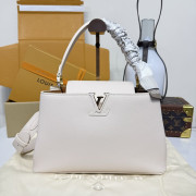 M14979 Capucines MM Souple Quartz White (Authentic Quality)
