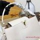 M14979 Capucines MM Souple Quartz White (Authentic Quality)