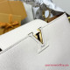 M14979 Capucines MM Souple Quartz White (Authentic Quality)