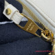 M81066 Easy Pouch On Strap Crème White (Authentic Quality)