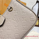 M81862 Easy Pouch On Strap Tourterelle Beige (Authentic Quality)
