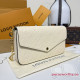 M82363 Pochette Félicie Cream (Authentic Quality)