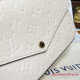 M82363 Pochette Félicie Cream (Authentic Quality)