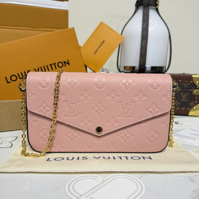 M82608 Félicie Pochette Rose poudré Pink (Authentic Quality)