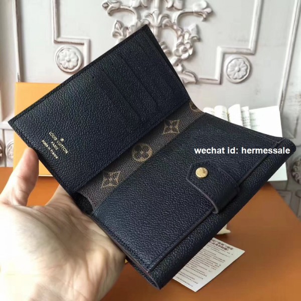 Louis Vuitton M60990 Pallas Compact Wallet Monogram Noir