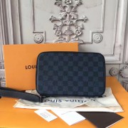 Louis Vuitton N64020 Dandy Wallet Damier Cobalt Canvas
