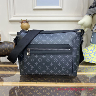 M44223 Louis Vuitton Odyssey Messenger PM Monogram Eclipse Canvas