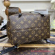 M45515 Montsouris PM Monogram Canvas / Colored leather