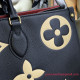 M45945 OnTheGo GM Bicolor Monogram Empreinte Leather (Black / Beige)