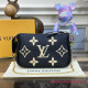 M80732 Mini Pochette Accessoires Bicolor Monogram