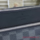 N40004 Louis Vuitton Mick MM Damier Graphite Canvas