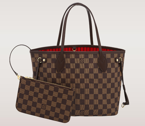 LOUIS VUITTON DAMIER CANVAS NEVERFULL TOTE PM