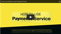 How to Use Western Union Payments Service