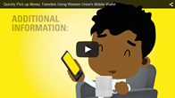 Quickly Pick up Money Transfers Using Western Union's Mobile Wallet